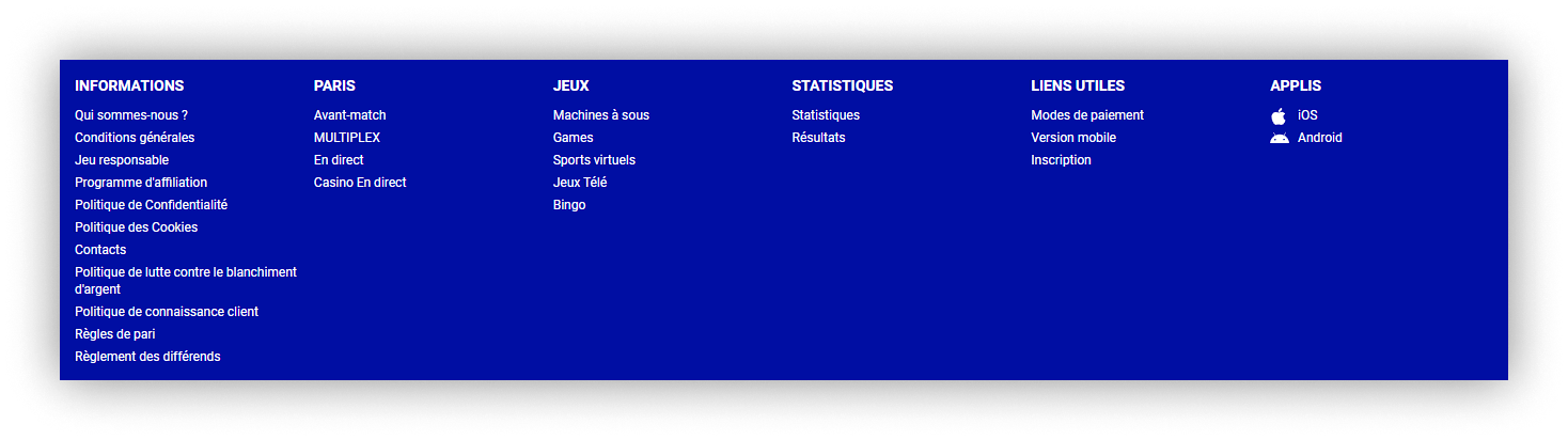 section informatique PariPesa