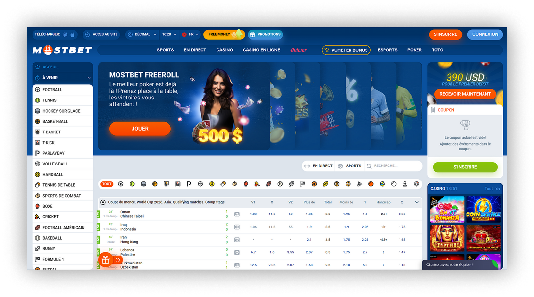 Site web Mostbet